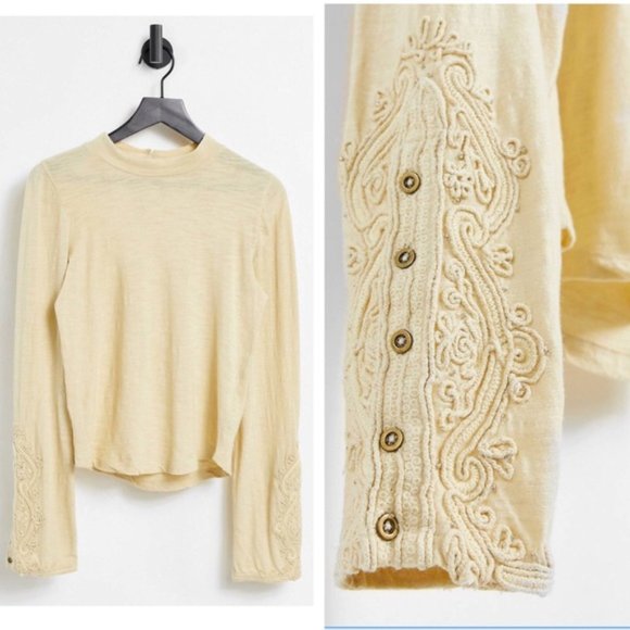 Free People We the Free Hooked on You Tee. NWOT - Picture 3 of 9